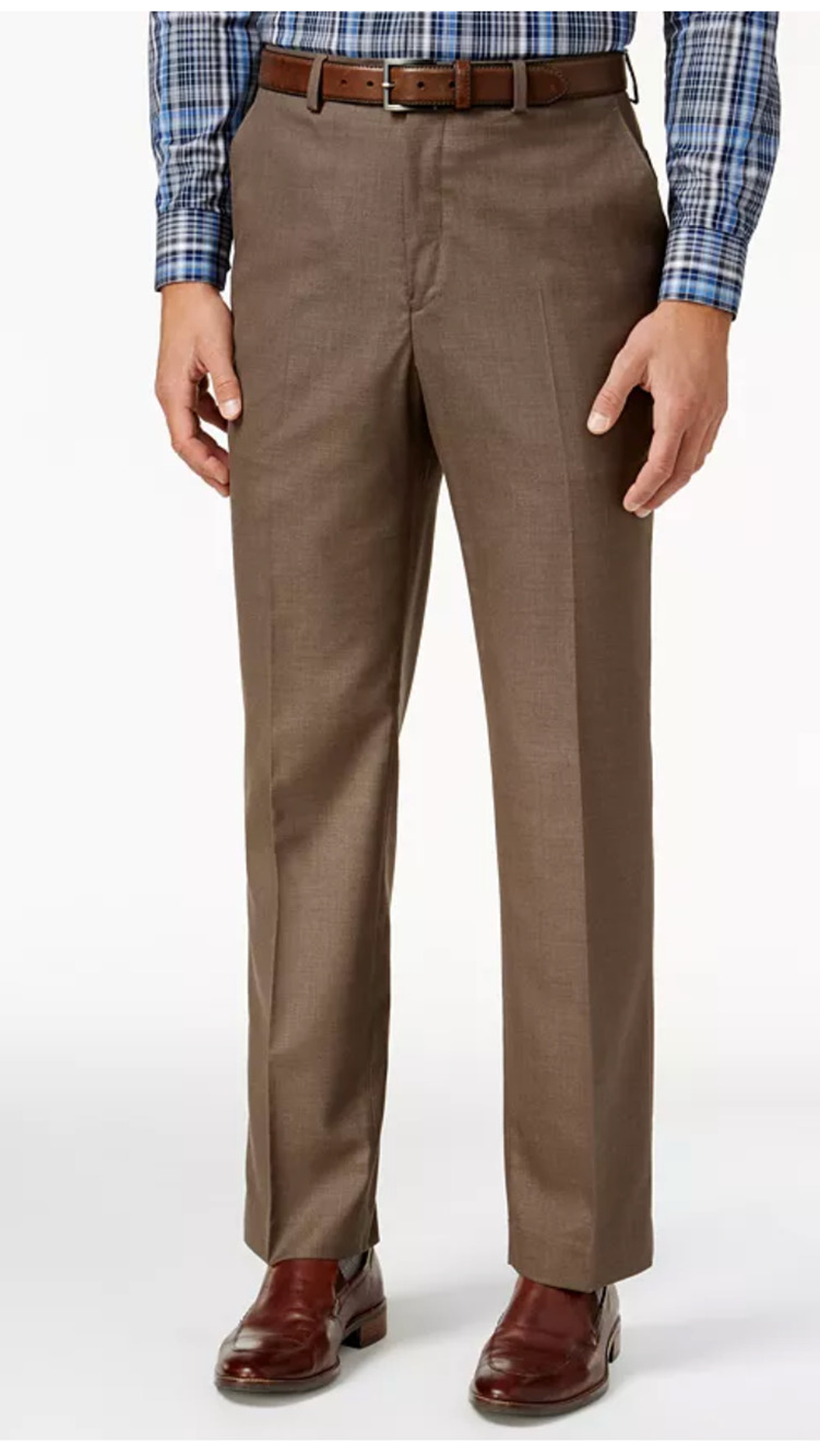 Michael Kors Mens Medium Brown Matisse Pants Comfort Waistband Size 30X32 NWT